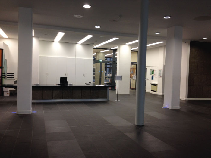 Reception area