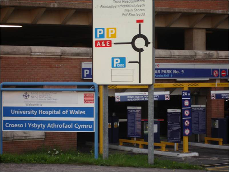 Close-up of ‘If you are driving from the East (e.g., London or Manchester), you will enter this car park’.
