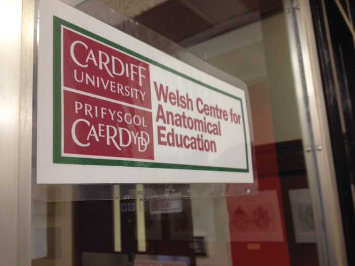 Entering Welsh Centre for Anatomical Education